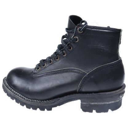 Chrome Hearts Wesco Highliner Leather Bra Dress Up Boots Black 10