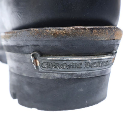 Chrome Hearts Wesco Highliner Leather Bra Dress Up Boots Black 10 — view 6