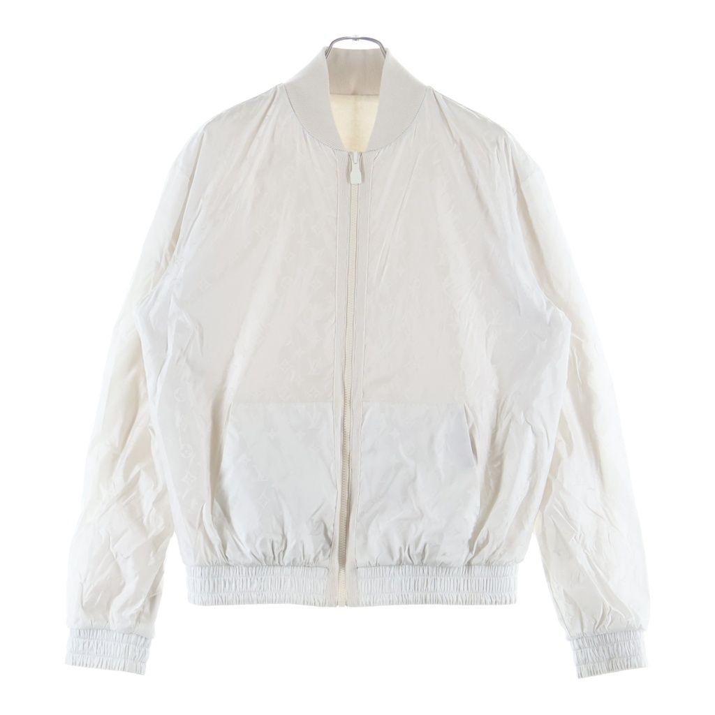 Louis Vuitton Monogram Reversible Zip Up Jacket Ivory Zlw