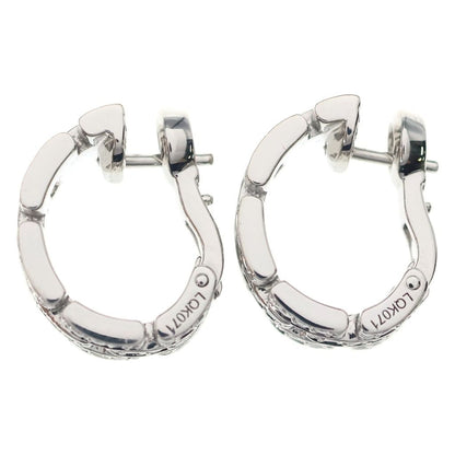 Cartier Maillon Panthere Earrings Triple Pave Diamond White Gold 18k — view 3