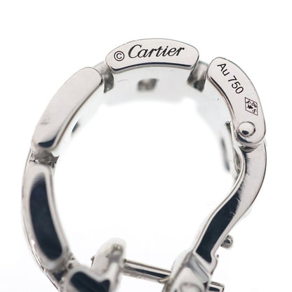Cartier Maillon Panthere Earrings Triple Pave Diamond White Gold 18k — view 5