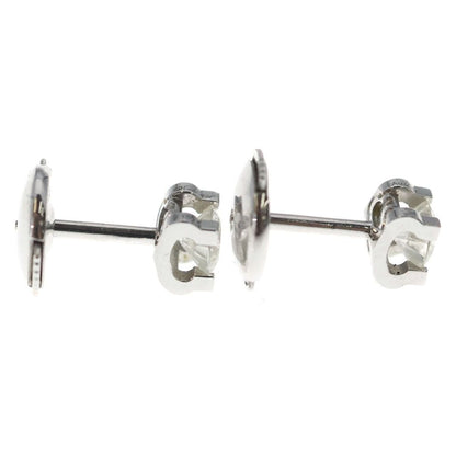 Cartier 18k C de Cartier Earrings White Gold — view 4