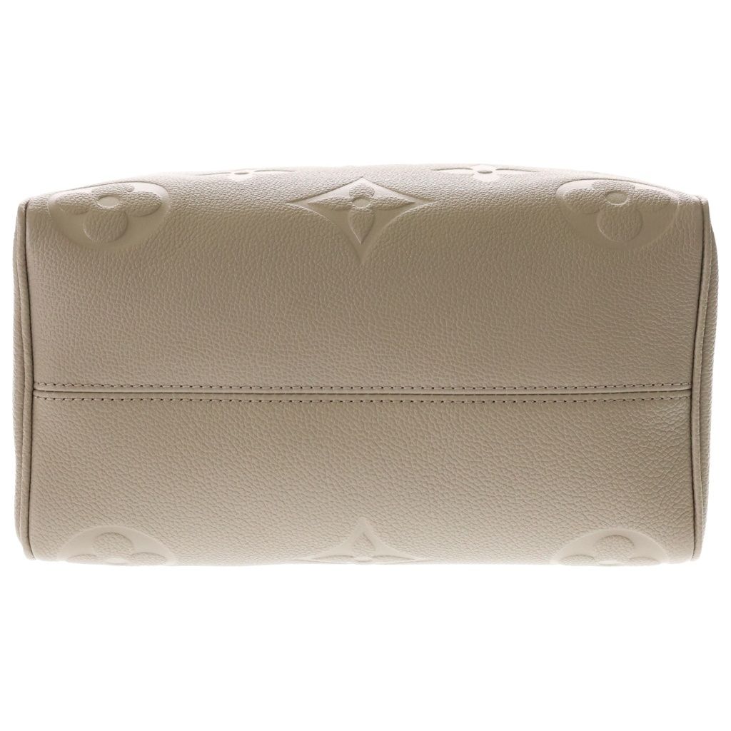 Louis Vuitton Speedy Bandouliere 25 Monogram Empreinte Leather Handbag Gold — view 4