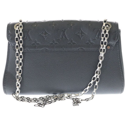 Louis Vuitton Monogram Empreinte Saint Germain PM Shoulder Bag Chain Dark Gray — view 2