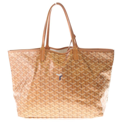 Goyard Limited Color Saint Louis PM Tote Blanc Metallic Orange Leather