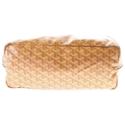 Goyard Limited Color Saint Louis PM Tote Blanc Metallic Orange Leather — view 4