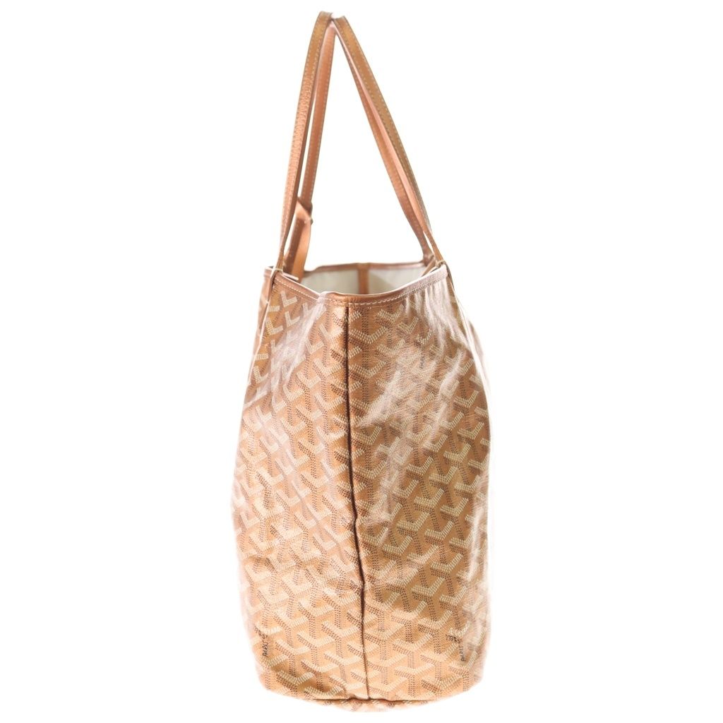 Goyard Limited Color Saint Louis PM Tote Blanc Metallic Orange Leather — view 3