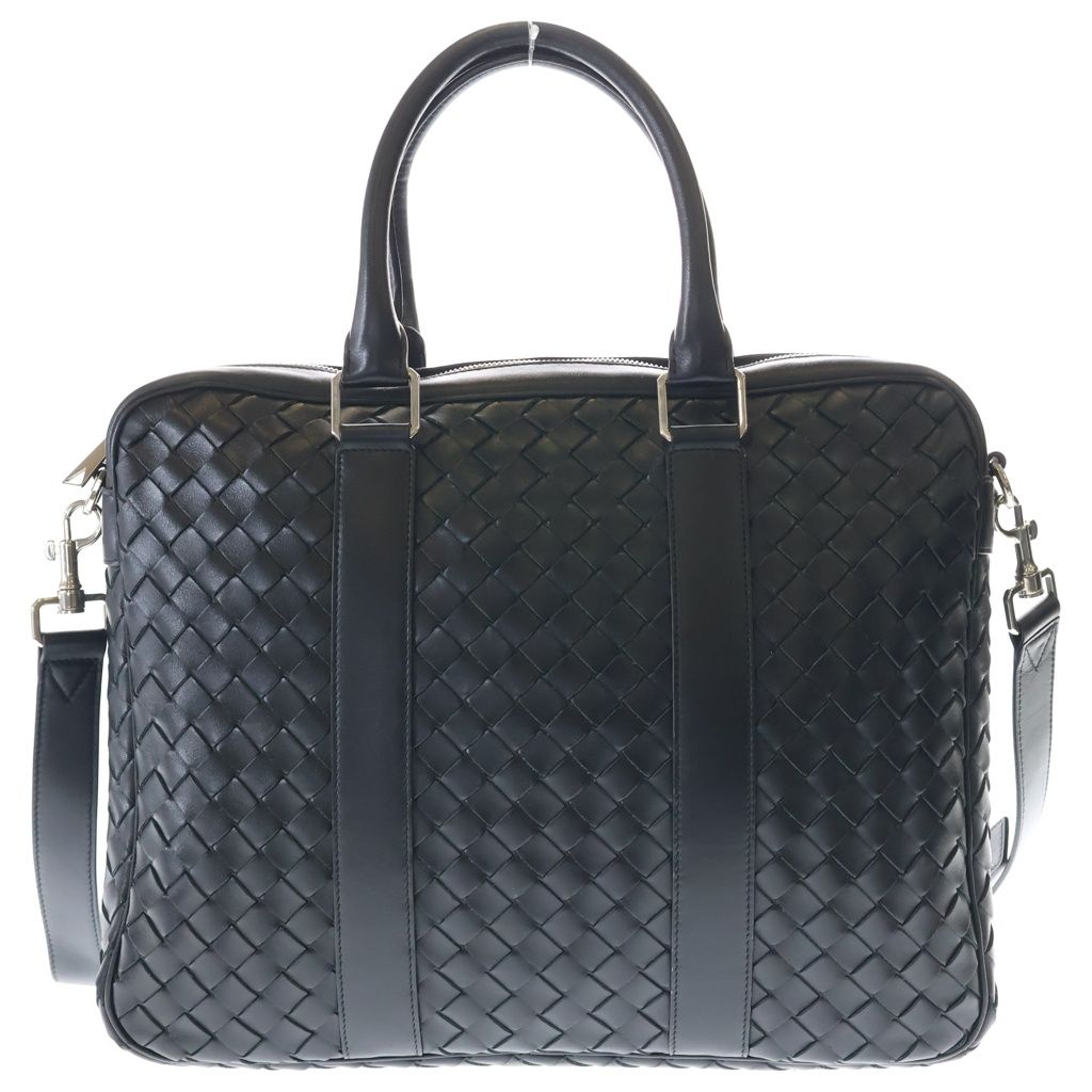 Bottega Veneta Intrecciato Leather Slim 2-Way Hand Shoulder Briefcase Business