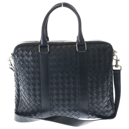 Bottega Veneta Intrecciato Leather Slim 2-Way Hand Shoulder Briefcase Business — view 2