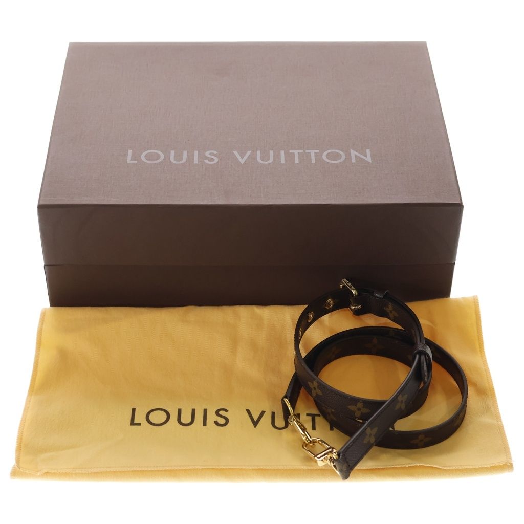 Louis Vuitton Monogram Pochette Metis MM 2-Way Shoulder Bag Brown Leather Gold — view 7