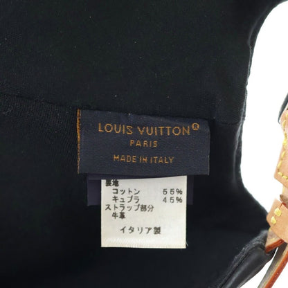 Louis Vuitton Monogram Shadow Leather Baseball Cap Hat Black — view 6