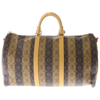 Louis Vuitton Monogram Stripe Keepall Bandouliere 50 2-Way Boston Bag Leather — view 2