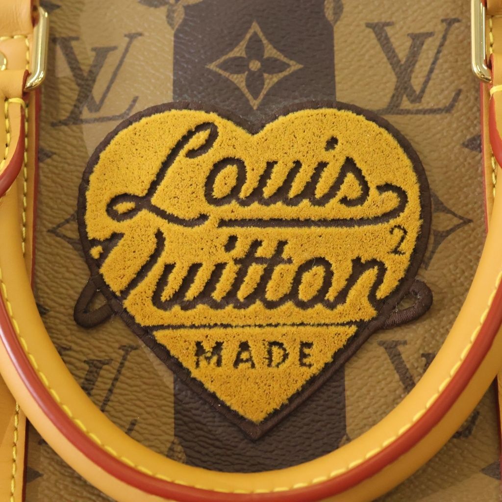 Louis Vuitton Monogram Stripe Keepall Bandouliere 50 2-Way Boston Bag Leather — view 6