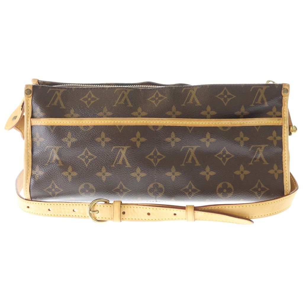 Louis Vuitton Monogram Popincourt Long Mini Shoulder Bag Brown Leather Gold — view 2