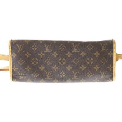 Louis Vuitton Monogram Popincourt Long Mini Shoulder Bag Brown Leather Gold — view 5