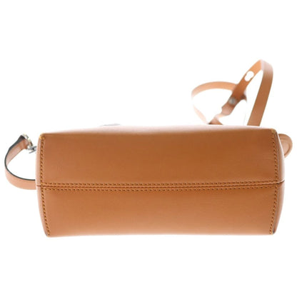 Fendi by the Way Small Mini Shoulder Bag Brown Leather Silver — view 4