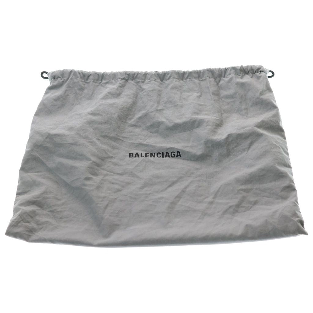 Balenciaga Monaco M Chain Shoulder Bag White Leather Silver — view 6