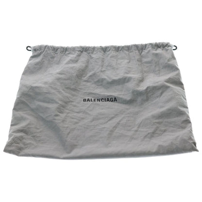 Balenciaga Monaco M Chain Shoulder Bag White Leather Silver — view 6