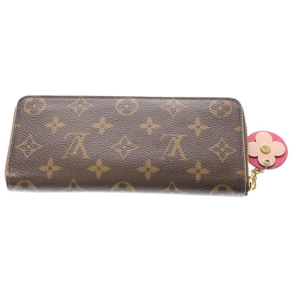 Louis Vuitton Portefeuille Clemence Flower Charm Monogram Leather Zippy Wallet — view 2