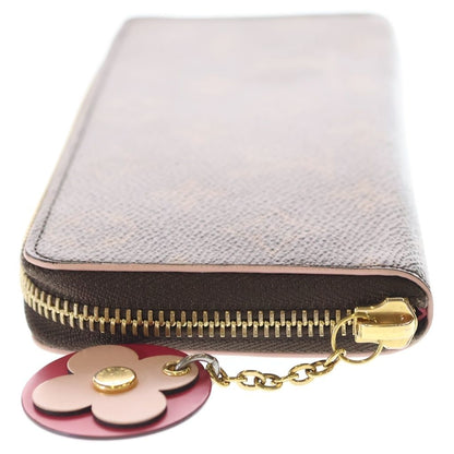 Louis Vuitton Portefeuille Clemence Flower Charm Monogram Leather Zippy Wallet — view 3