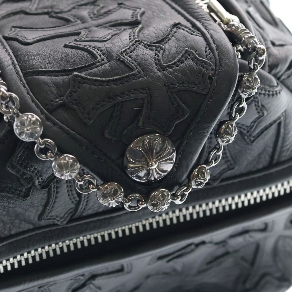 Chrome Hearts Duffle Gym Ceme Gym Cemetery Boston Back Black — view 6