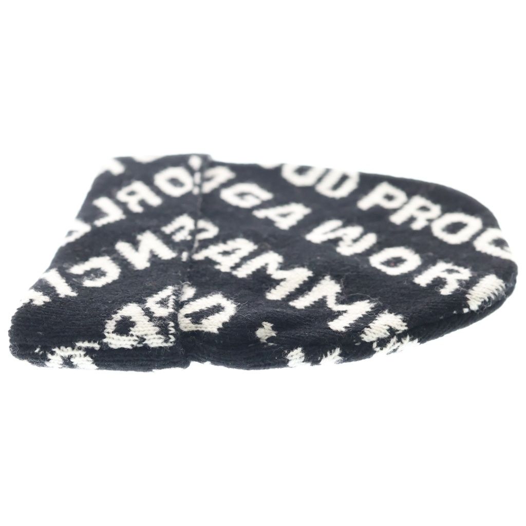 Balenciaga World Food Programme Beanie Knit Cap Hat Black — view 3