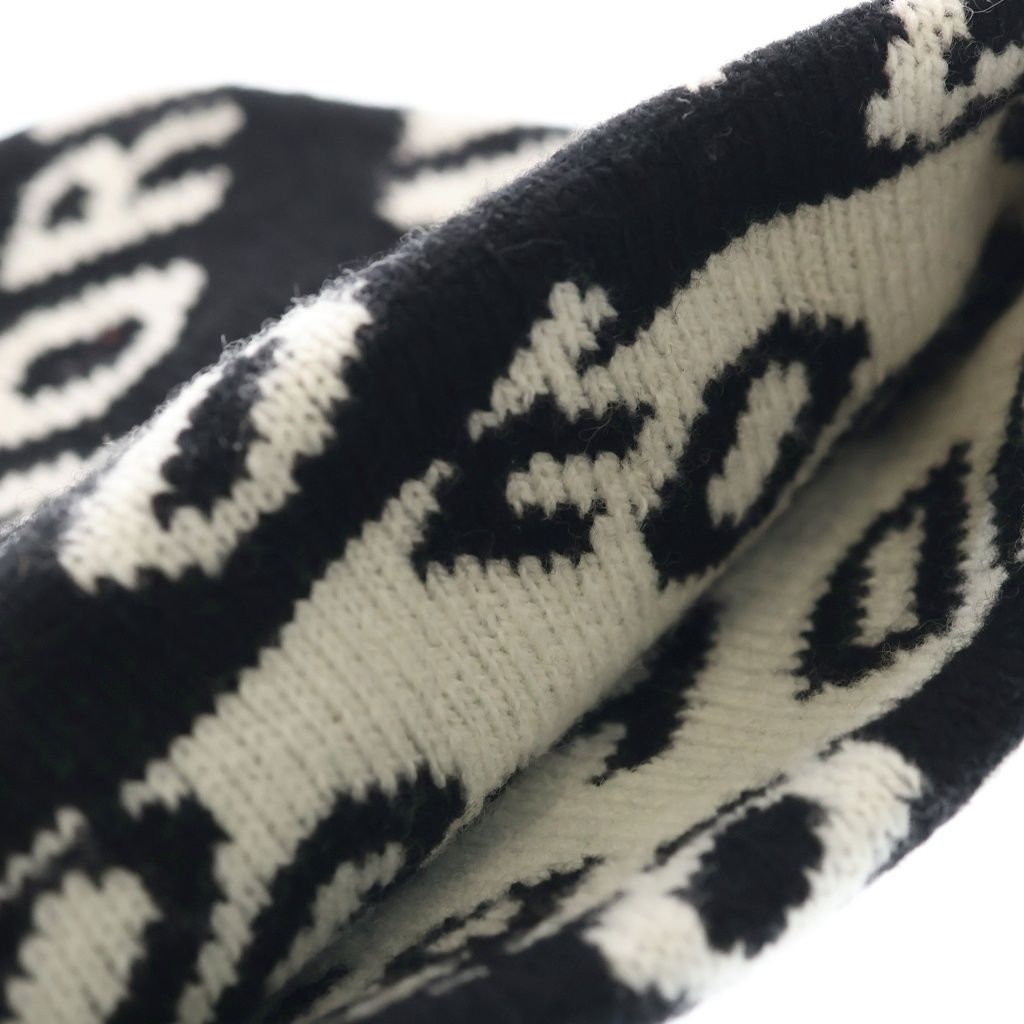 Balenciaga World Food Programme Beanie Knit Cap Hat Black — view 6