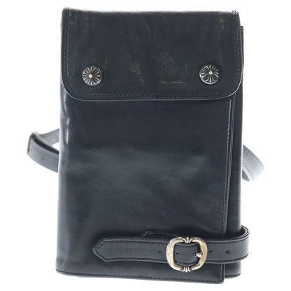 Chrome Hearts Scissor Case Cross Ball Clip Gunslinger Belt Leather Shoulder Bag