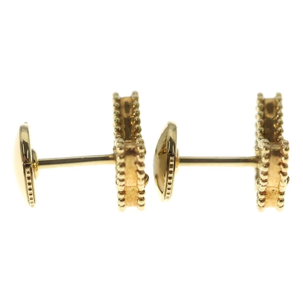 Van Cleef & Arpels Sweet Alhambra Mother of Pearl Papillon Earrings White Gold — view 4