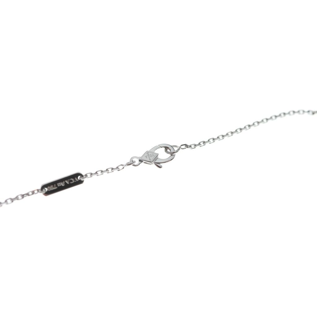 Van Cleef & Arpels Vintage Alhambra Necklace Pendant Chain Mother of Pearl — view 4