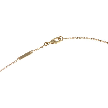 Van Cleef & Arpels Alhambra Gray Mother of Pearl Necklace Pendant Chain Pink — view 4