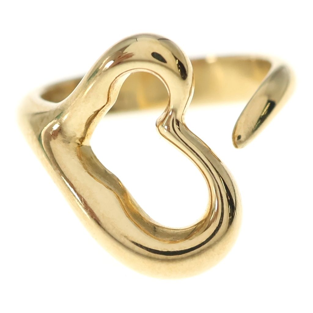 Tiffany & Co Elsa Peretti Open Heart Ring Gold — view 4