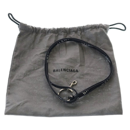 Balenciaga Logo Print Card Case Black — view 6