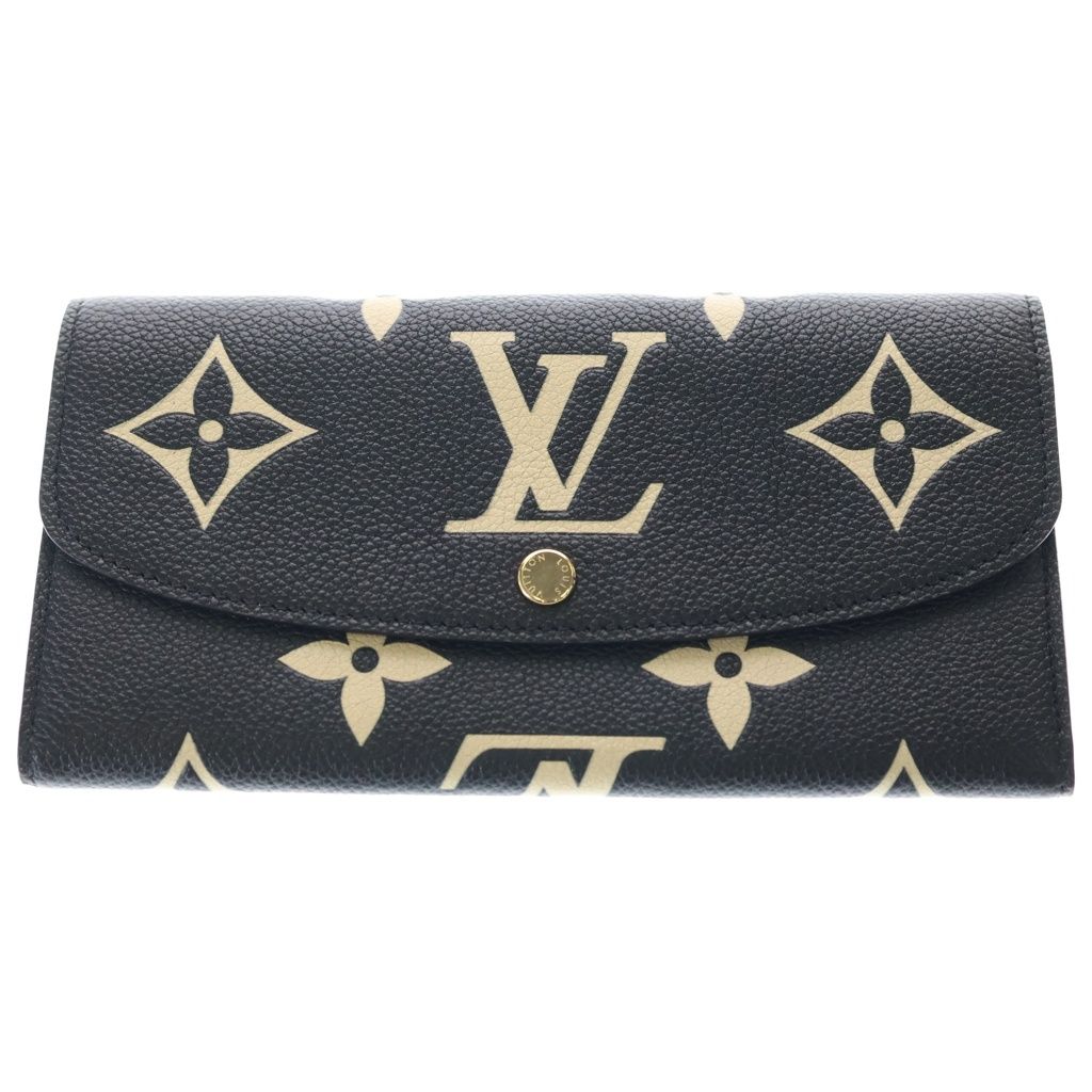 Louis Vuitton Portefeuille Empreinte Noir Cles Mubicolor Flap Wallet Black