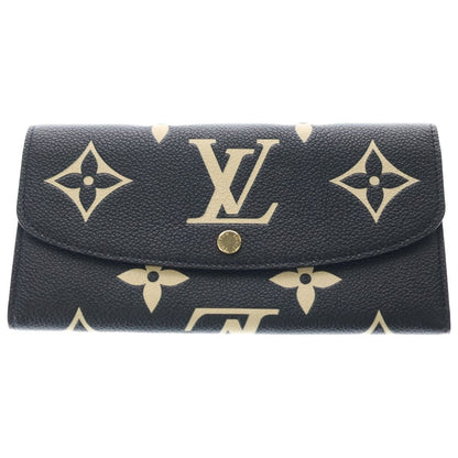 Louis Vuitton Portefeuille Empreinte Noir Cles Mubicolor Flap Wallet Black