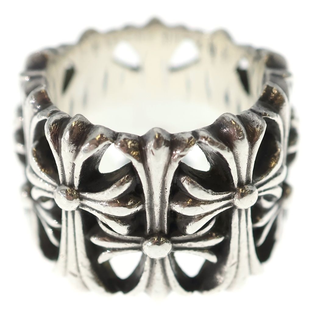 Chrome Hearts Cemetery Black Sling Silver Ring — view 4