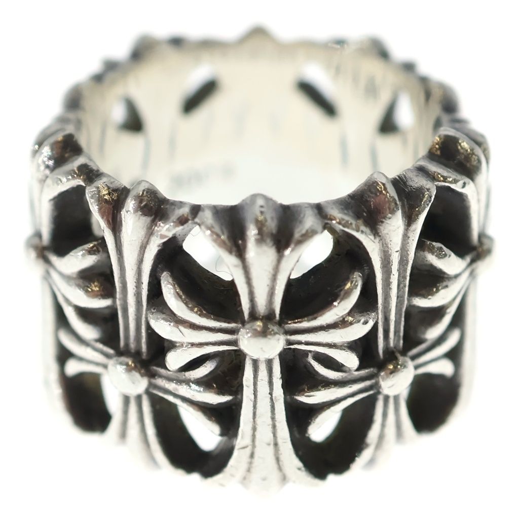 Chrome Hearts Cemetery Black Sling Silver Ring — view 2
