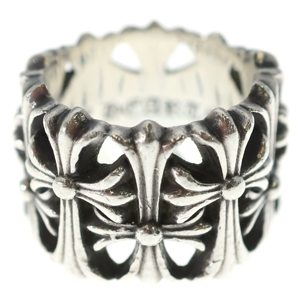 Chrome Hearts Cemetery Black Sling Silver Ring — view 3
