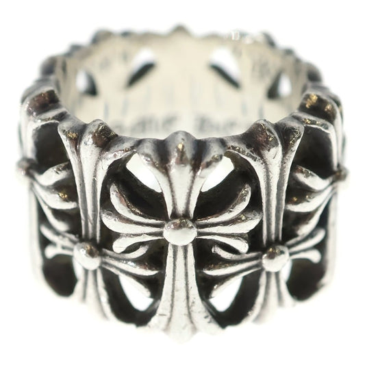 Chrome Hearts Cemetery Black Sling Silver Ring