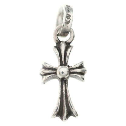 Chrome Hearts Crs Baby Fat Cross Pendant Top Silver