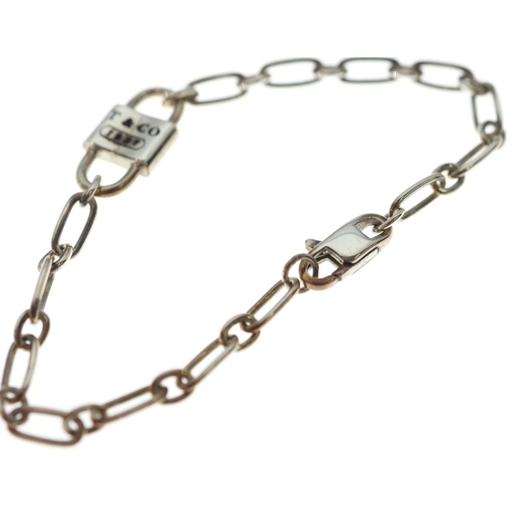 Tiffany & Co Small Double Lock Bracelet Silver — view 5