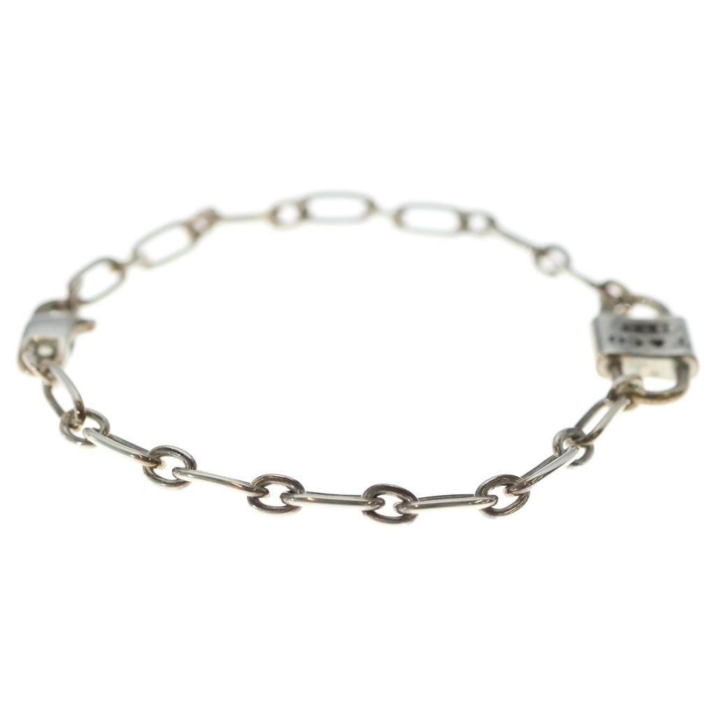 Tiffany & Co Small Double Lock Bracelet Silver — view 3