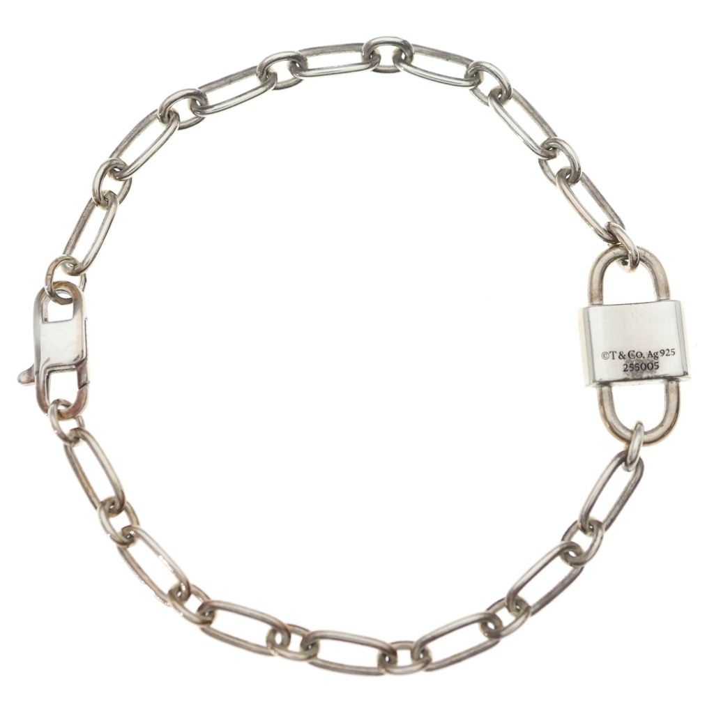 Tiffany & Co Small Double Lock Bracelet Silver — view 2