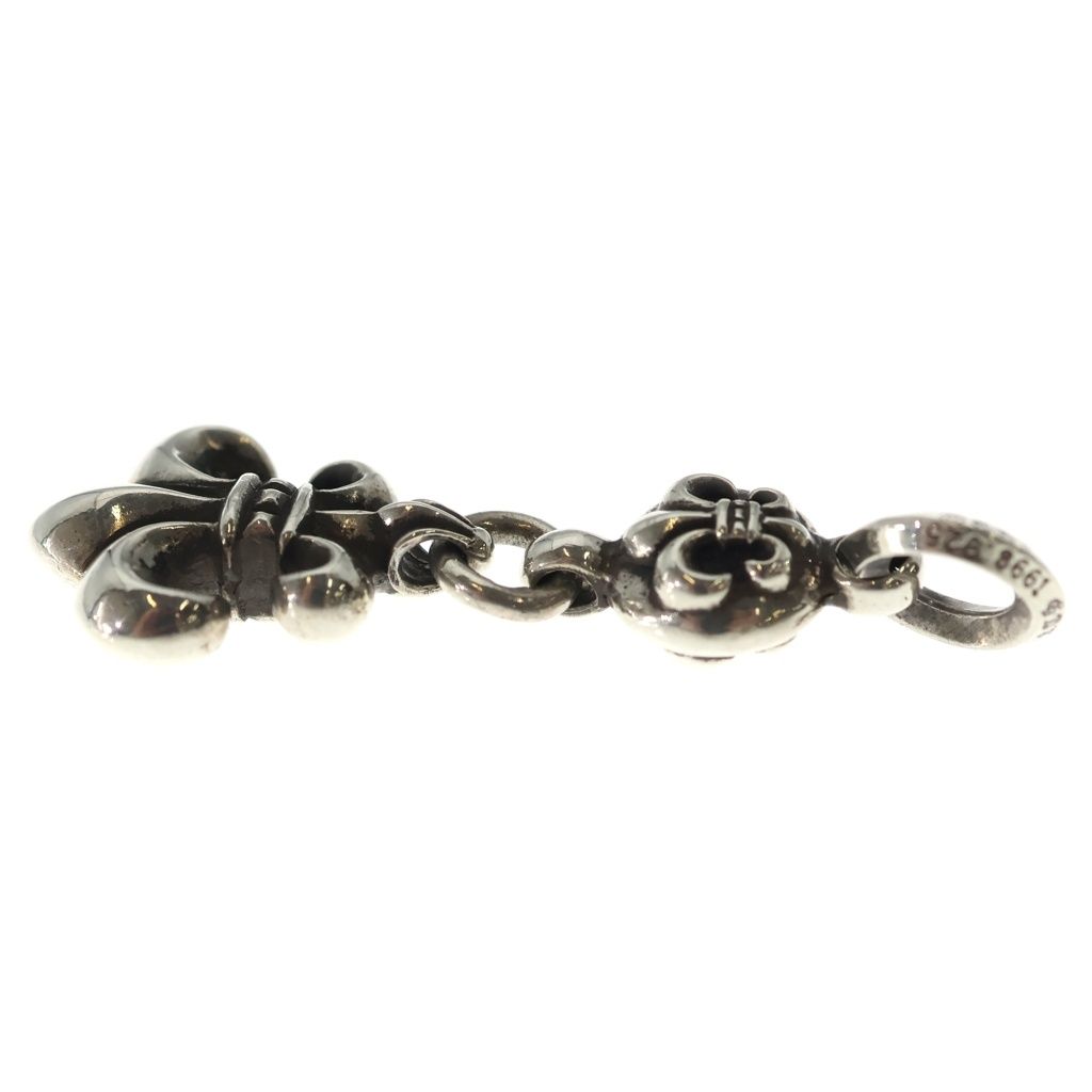Chrome Hearts BS Fleur 1 Ball BS Charm Pendant Top Silver — view 3