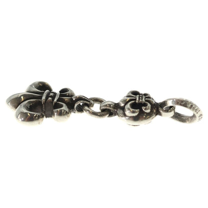 Chrome Hearts BS Fleur 1 Ball BS Charm Pendant Top Silver — view 3
