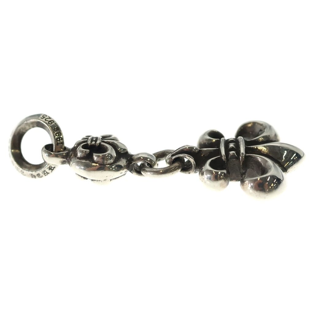 Chrome Hearts BS Fleur 1 Ball BS Charm Pendant Top Silver — view 4