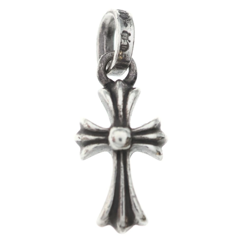 Chrome Hearts Crs Baby Fat Cross Pendant Top Silver — view 2