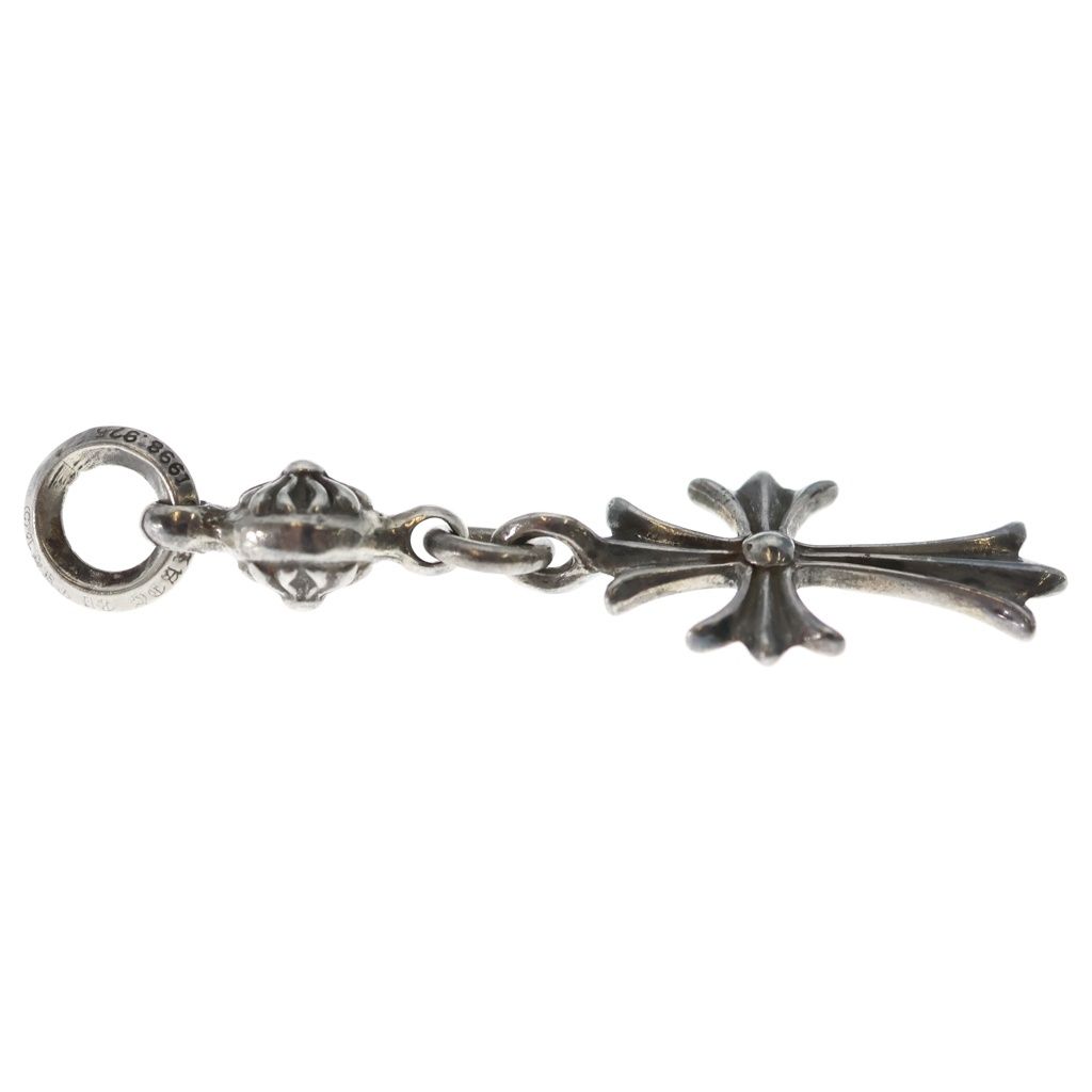 Chrome Hearts Tny CH Crs 1 Ball Tiny CH Cross Charm Pendant Top Silver — view 4