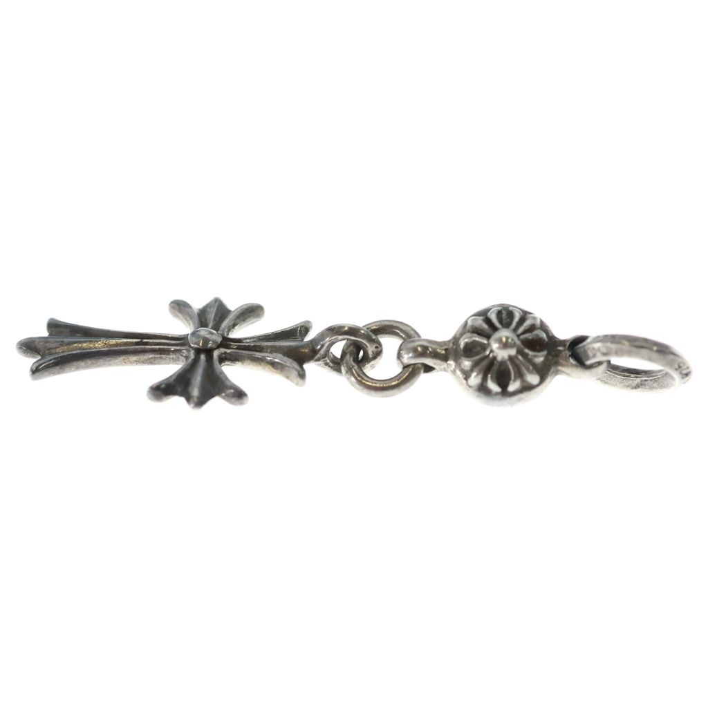 Chrome Hearts Tny CH Crs 1 Ball Tiny CH Cross Charm Pendant Top Silver — view 3