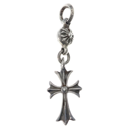 Chrome Hearts Tny CH Crs 1 Ball Tiny CH Cross Charm Pendant Top Silver — view 2